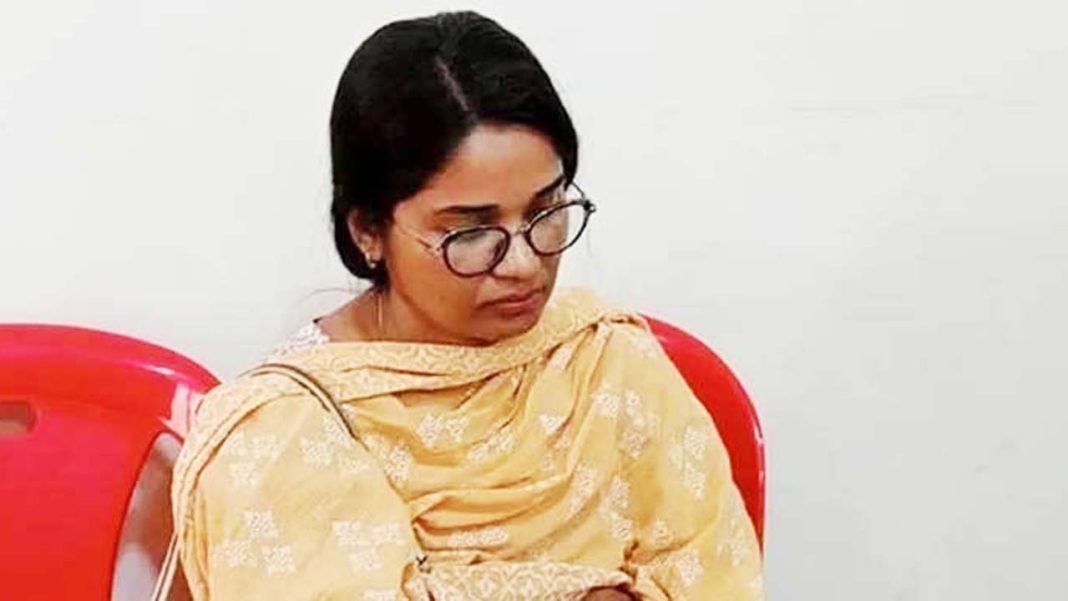 জুলাই ফাউন্ডেশনের অর্থ আত্মসাৎ নাগরিক কমিটির নেত্রী কারাগারে